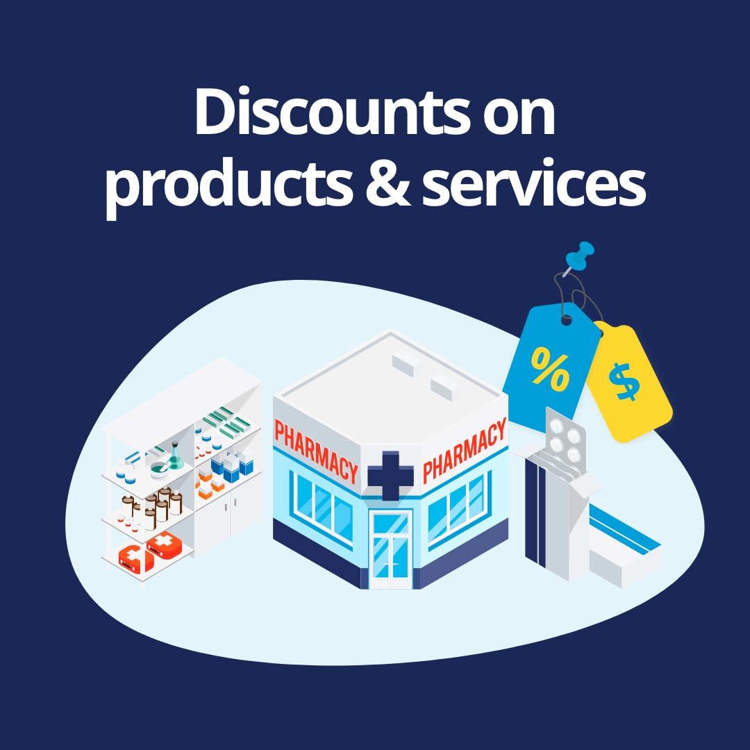 Discounts on products & services