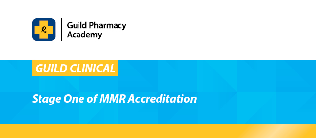 Stage One of MMR Accreditation Header