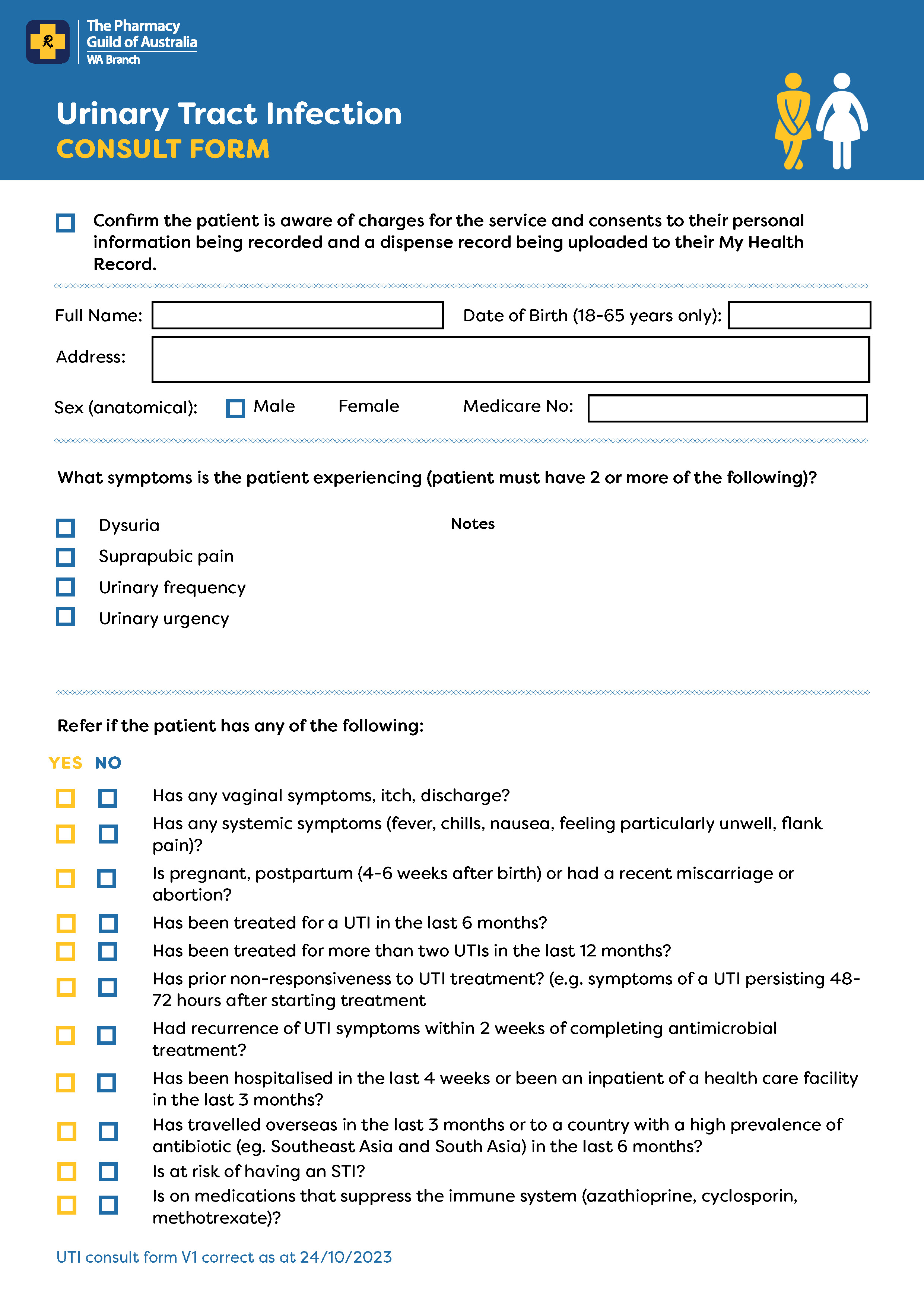 Consult form