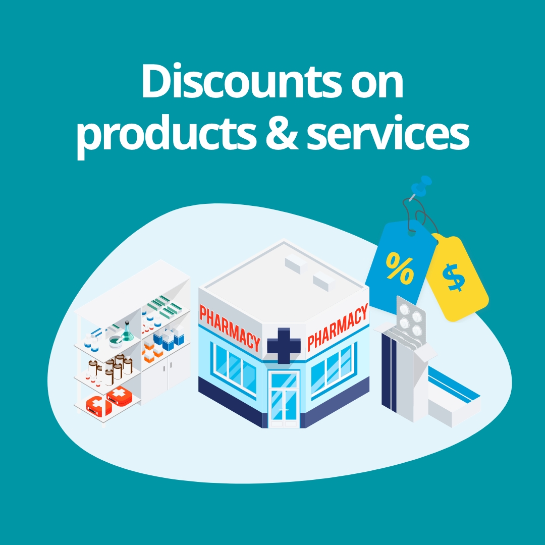 Discounts on products & services